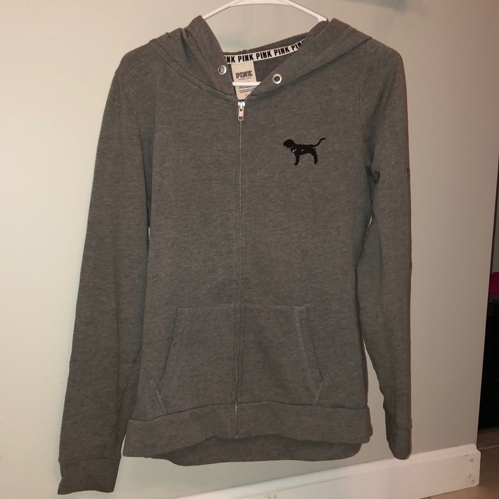 VS PINK sequin zip up!